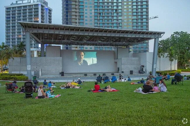 ArtsPark amphitheater and lawn in Hollywood
