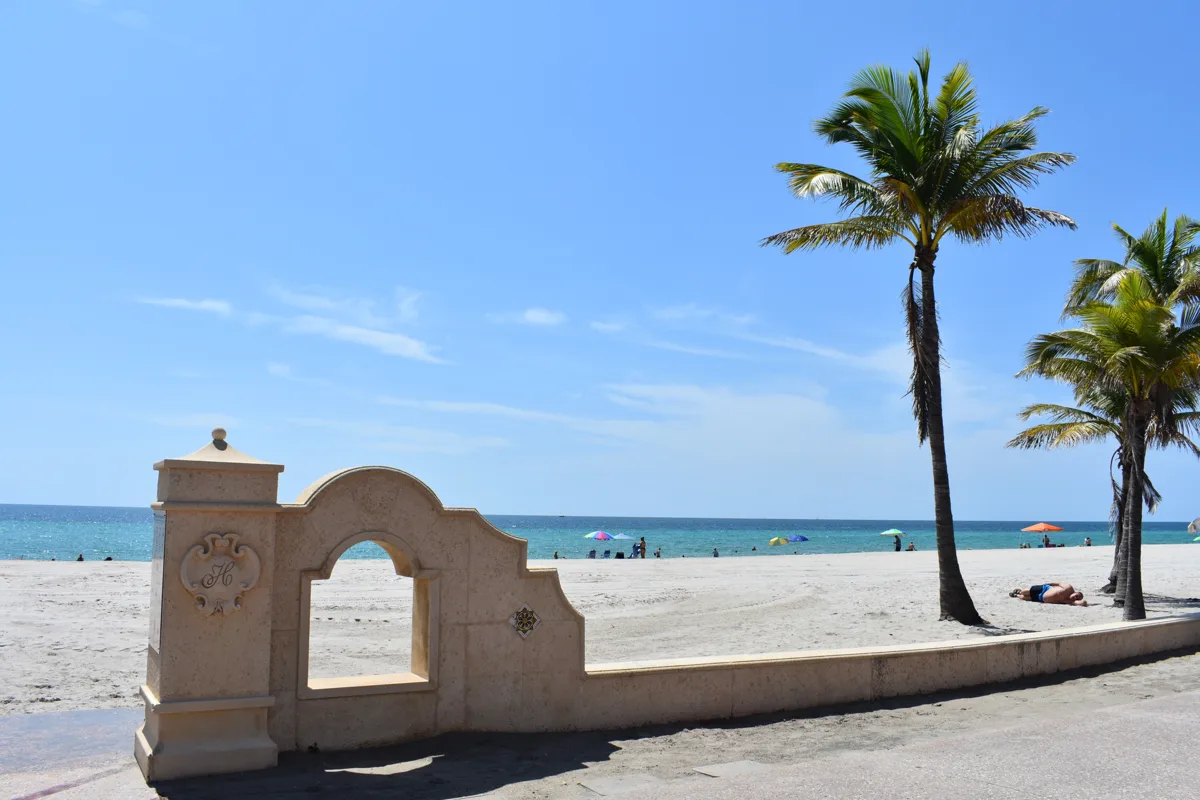 Hollywood Beach and its Atlantic shoreline